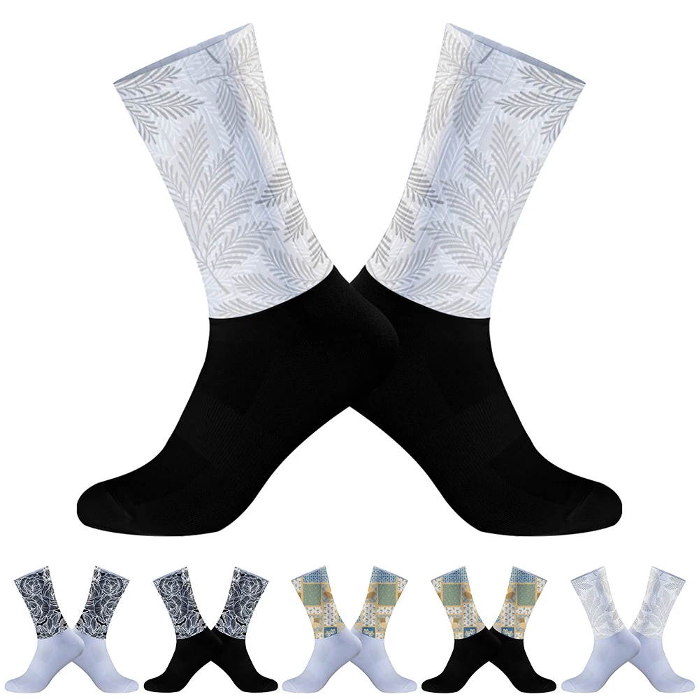 

Silicone Aero Socks Bicycle Sport Bike Socks 2024 New Summer Cycling Slip Socks