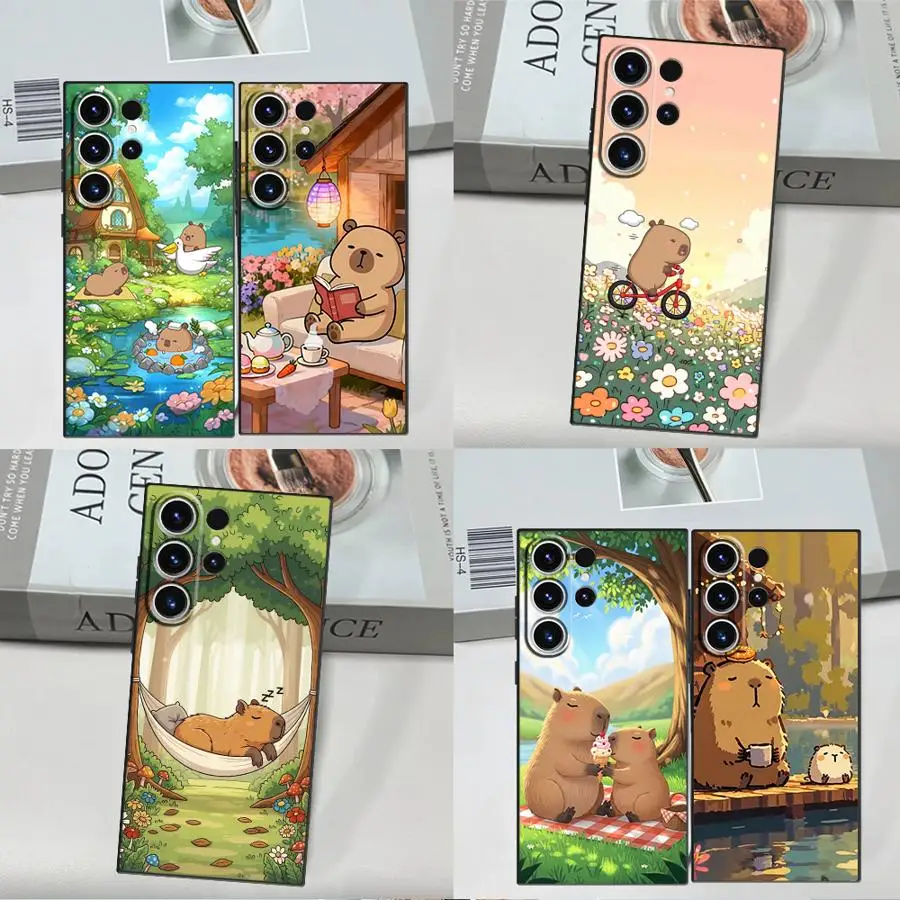 Phone Cover Case for Samsung Galaxy S26 Ultra S20 FE S25 Plus S22 S21 Note 20 10 S24 S23 Capybara