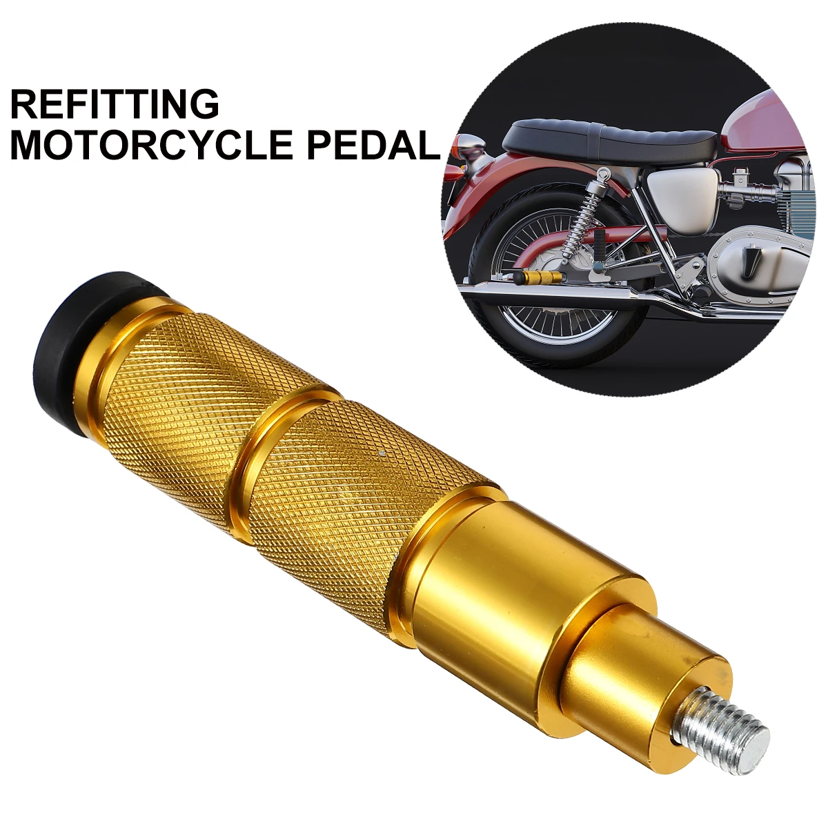 

1 set 1 Set Aluminum Alloy Rear Foot Pegs For Motorbike Anti-Slip Motorcycle Footrest Platform Pedal Shifter Peg Replacement