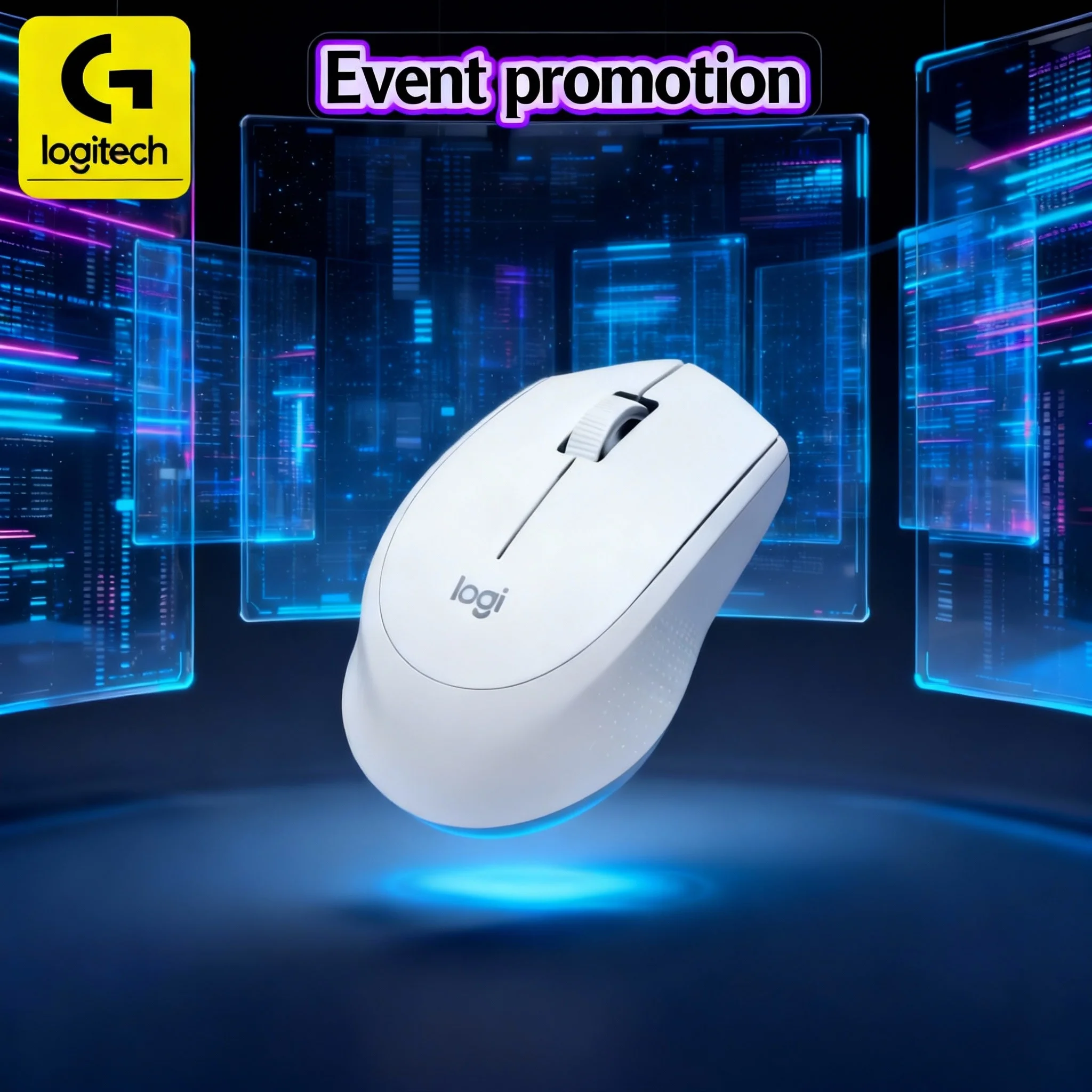 

[Горячее предложение] Беспроводная мышь Logitech M330, точный оптический датчик, идеально подходит для офиса и учебы