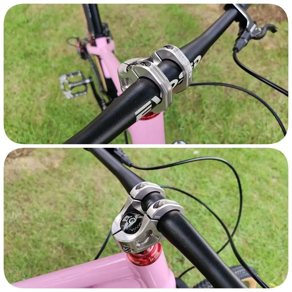 CNC Anodizing Bicycle Handlebar Stem Aluminum Alloy 31.8x35mm MTB Stem Riser Colorful Adjustable Mountain Bicycle Stem