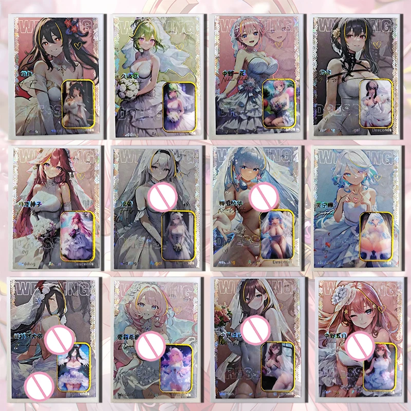 Goddess Story Mare\'s nest ACG sexy Flower graft film card Kuki Shinobu Yae Miko Nakano Miku boy Toy collection Birthday gifts