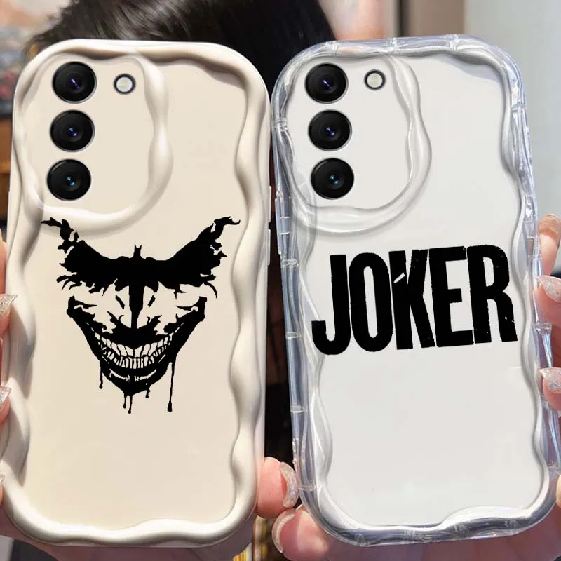 

J-Jokers Luxury Art B-Batmans Phone Case For Samsung Galaxy S25 S24 S23 S22 S21 S20 A16 A55 A05 A07 Ultra Plus FE 5G Wave Oil
