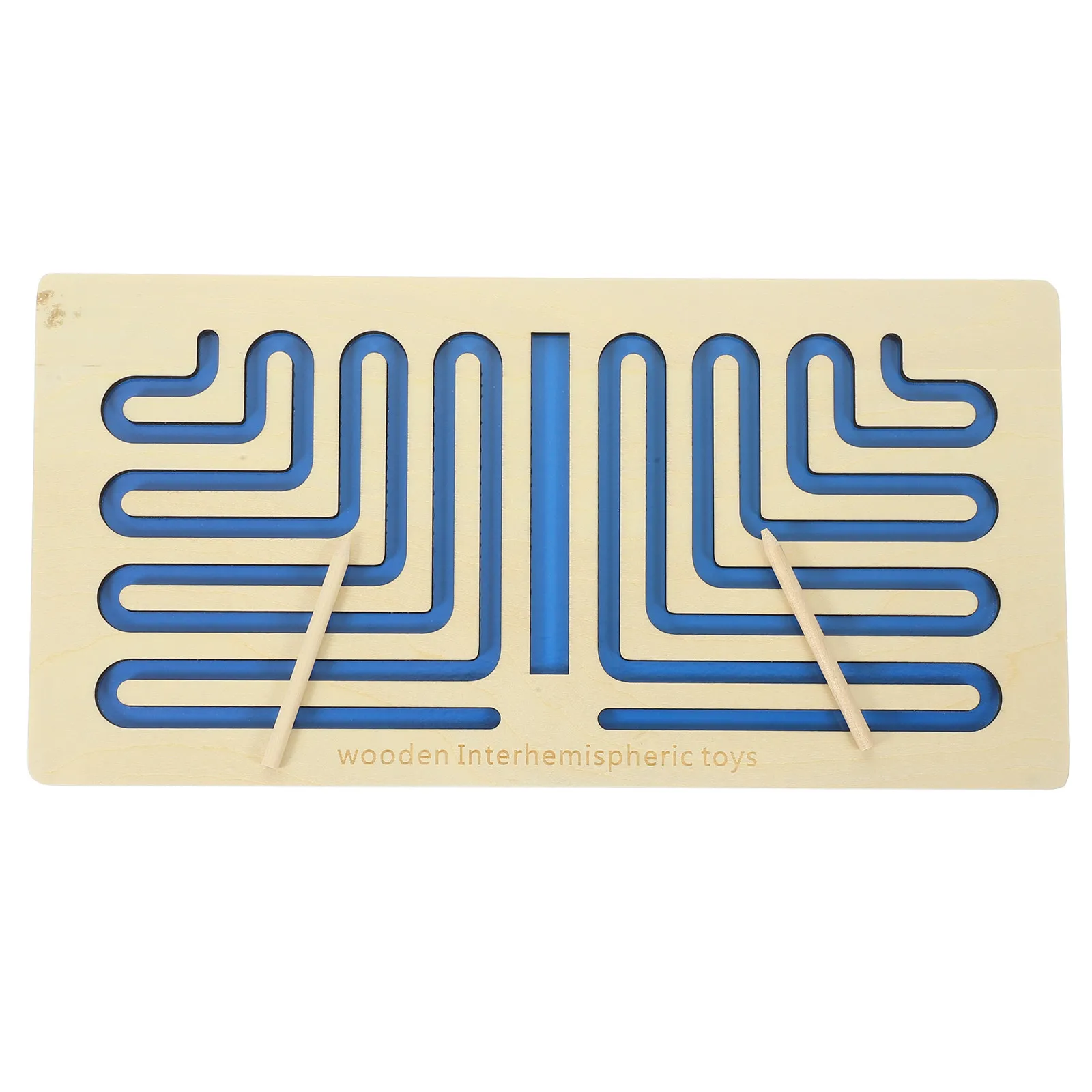 

Набор из 1 шт. Деревянный мозаиковый лабиринт для развития мозга, обучающая игра для раннего обучения детей, координация мышления и моторики
