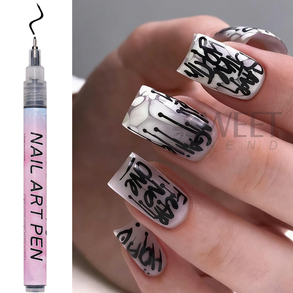 1/4pcs Graffiti Nail Pen 0.5mm - Copic Marker Sketch 评论和价格