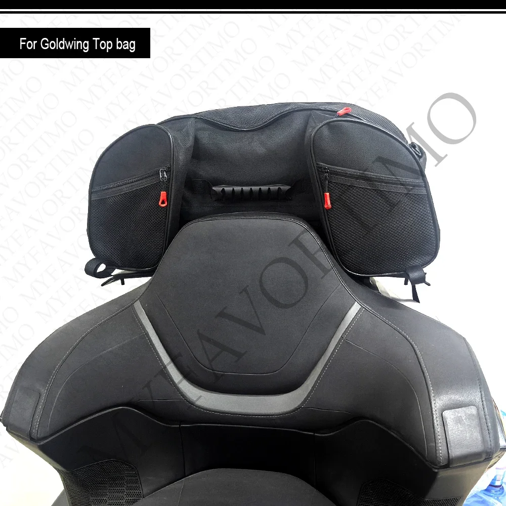 Motorcycle Rear Seat Luggage Rack Bag For Goldwing GL1800 GL1500 Trunk Tail Luggage Cases Top Bag large capacity Waterproof Bag