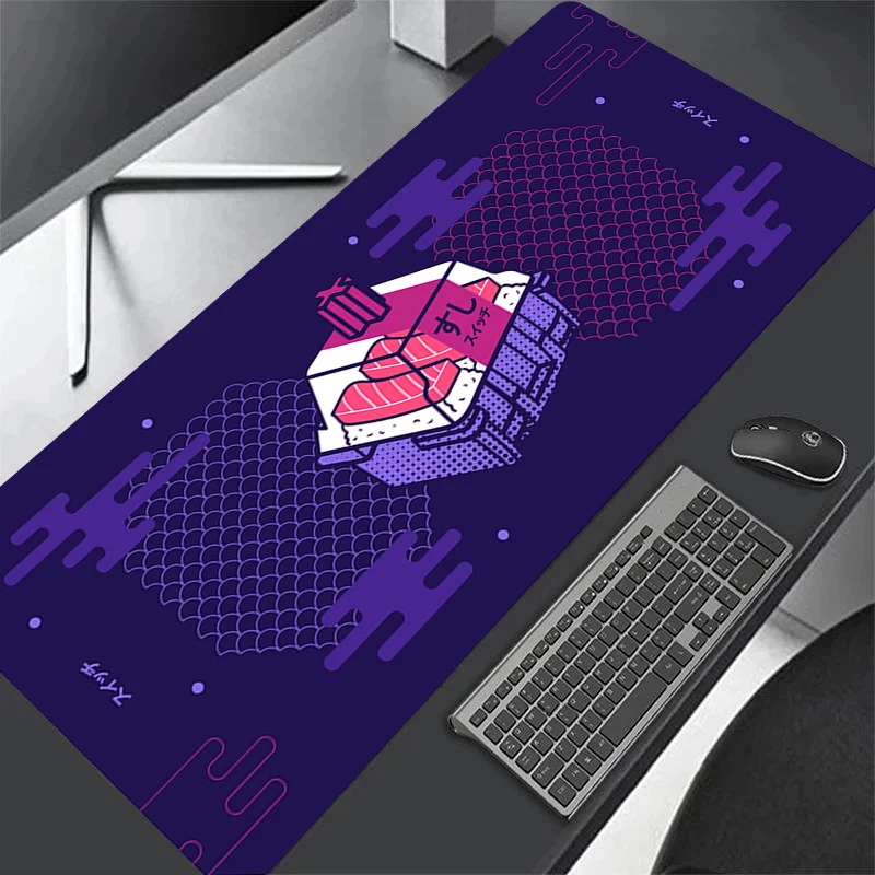 Switch Pink Mouse Pad Sushi Suitchi Deskmat Gamer Keyboard Mousepad Gaming Accessories Computer Table Rubber 900x400 Mouse Mats