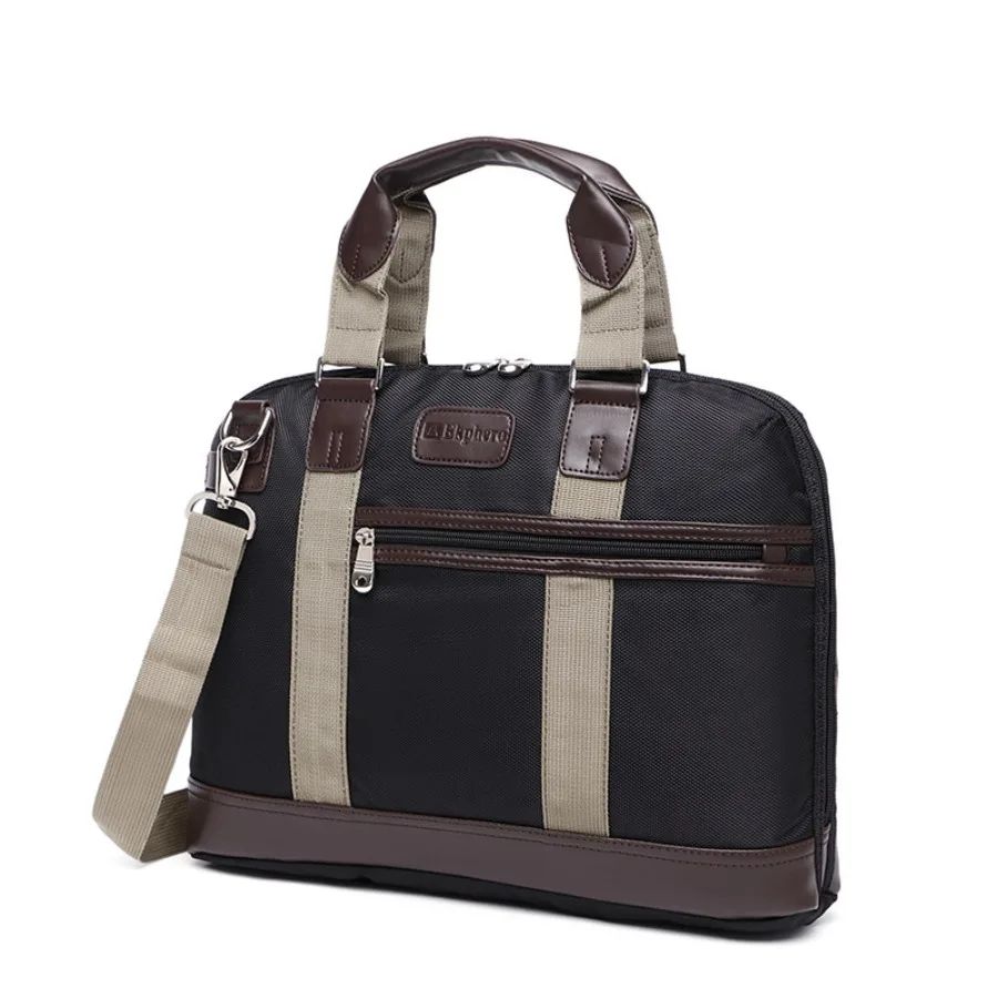 

【New style】New men's backpack waterproof oxford fabric handbag business solid color shoulder bag direct sales