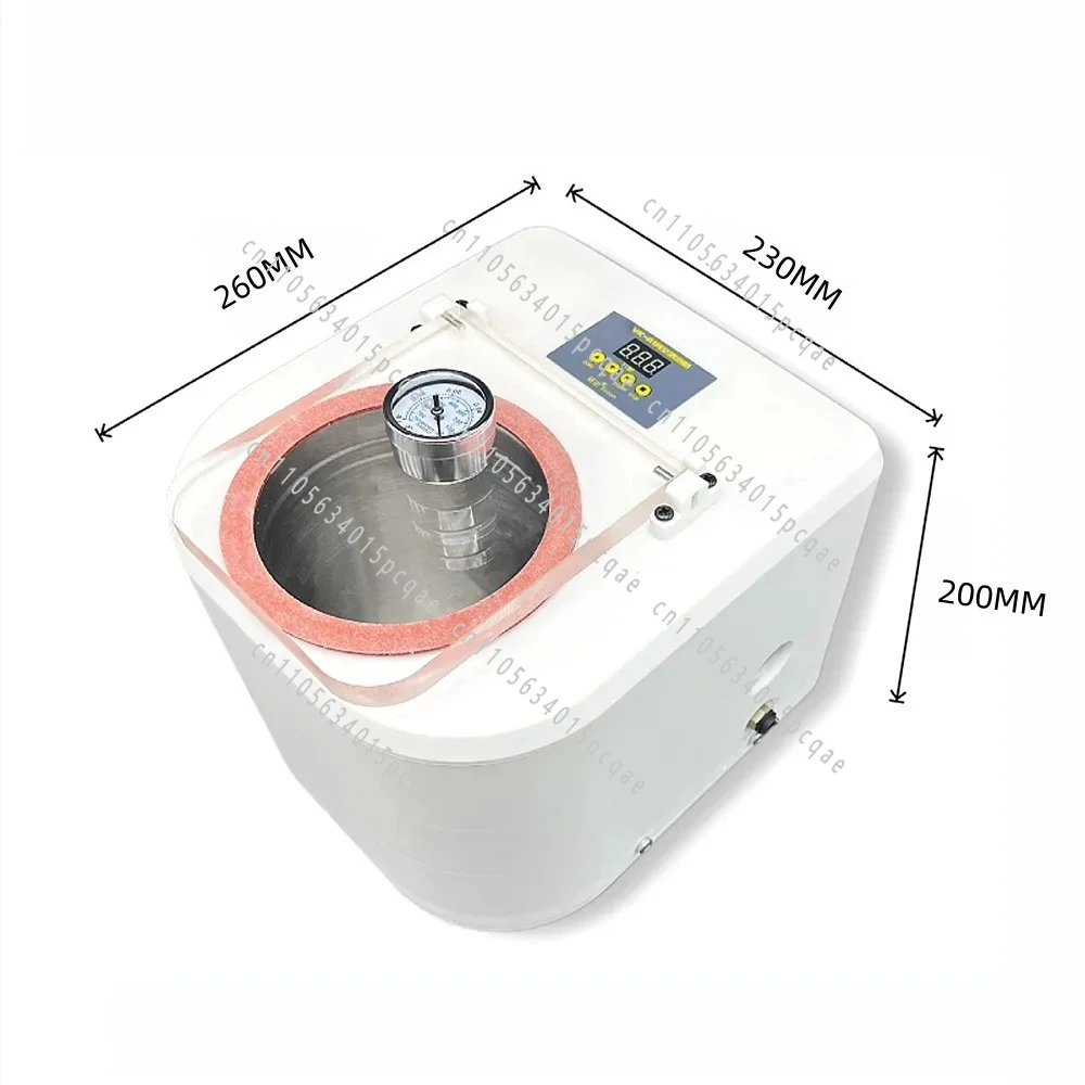 Digital Display for Silicone, Epoxy Resin, DIY Crafts Vacuum Degassing Chamber AC 220V Smart Vacuum Defoaming Machine