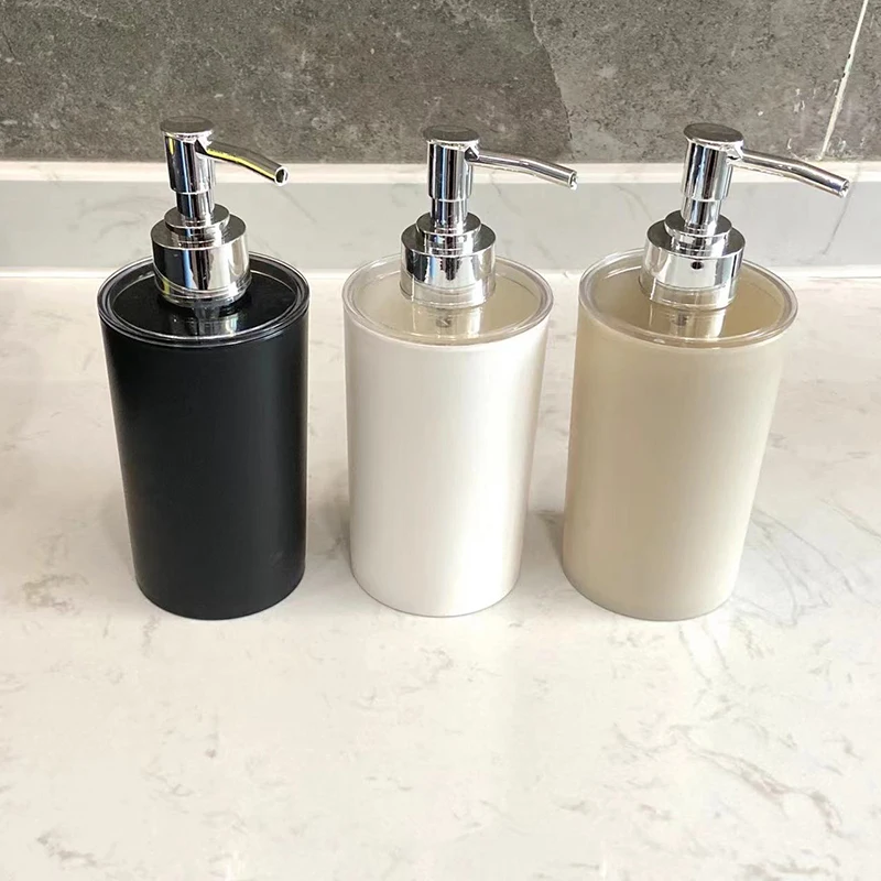 320ml Plastic  Soap Dispenser Solid Color Liquid Soap Dispensers For Bathroom Kitchen Lotion Storage Bottle Home Decoration