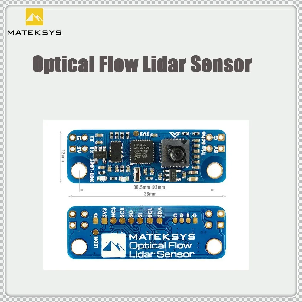 

1PCS MATEKSYS Matek OPTICAL FLOW & LIDAR SENSOR 3901-L0X INAV Module F4 F7 F405 Flight Controller for RC FPV Racing Drone