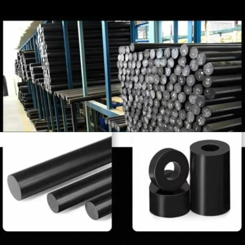 2Pcs PEEK Rod 3-20mm Polyetheretherketone Bar Length 500mm High Temp Engineering Plastic For Semiconductor Medical Chemical