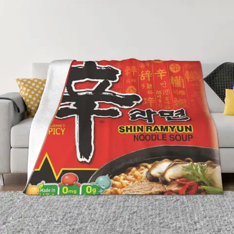 농심 신라면(매운맛) 울트라소프트 마이크로 플리스 담요