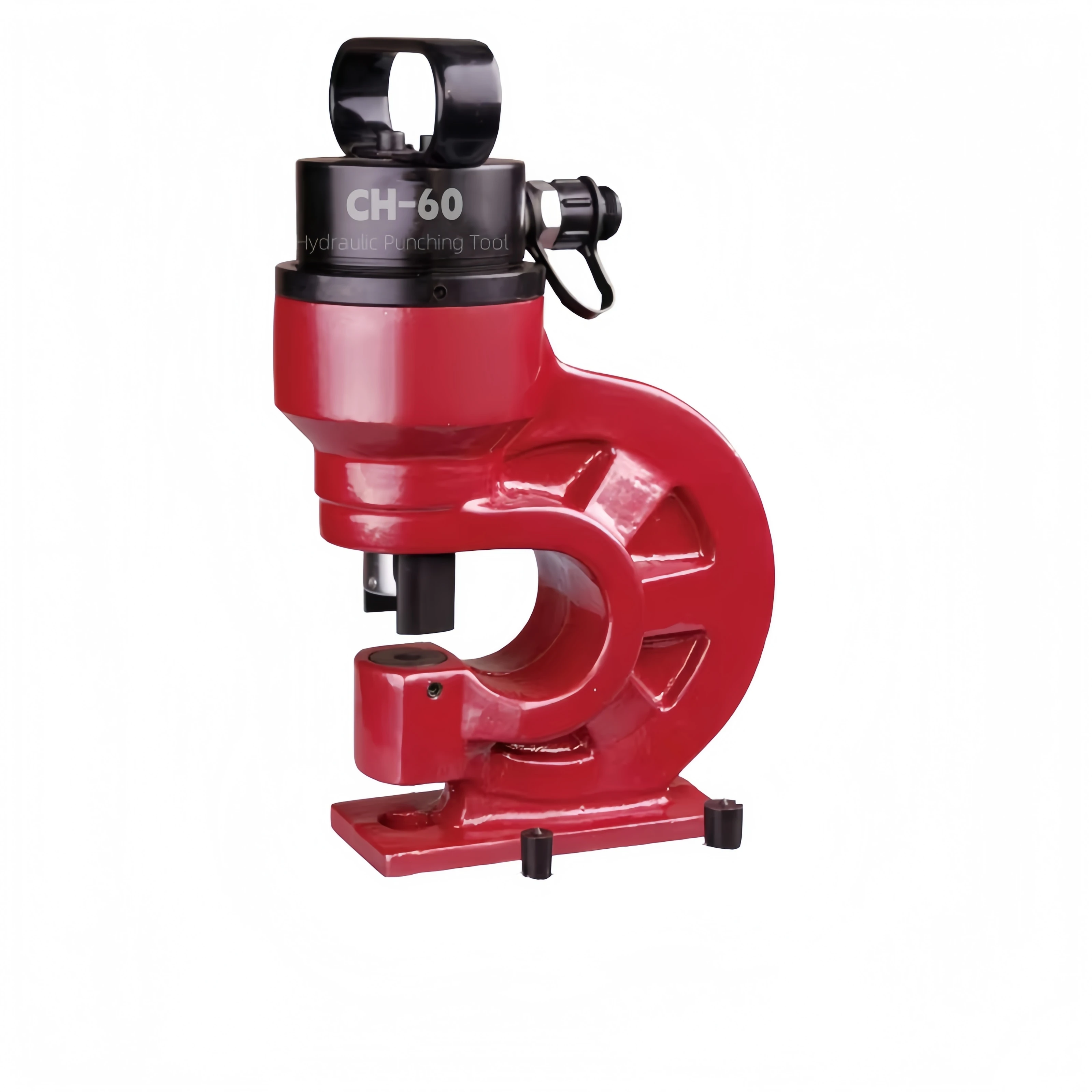 

CH-60 Electric Cordless 31-Ton Hydraulic Multi-Tool Bus Bar Cutter 20mm Iron 10mm Steel 10mm Cable Punching Knockout Puncher