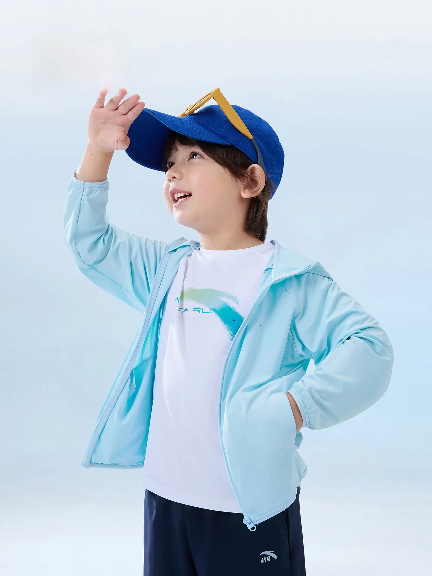 serie-running-pour-enfants-bonnet-tricote-pour-garcons-veste-legere-de-protection-solaire-d'ete-vetements-de-sport-d'exterieur-a-manches-longues-coupe-standard-fermeture-eclair