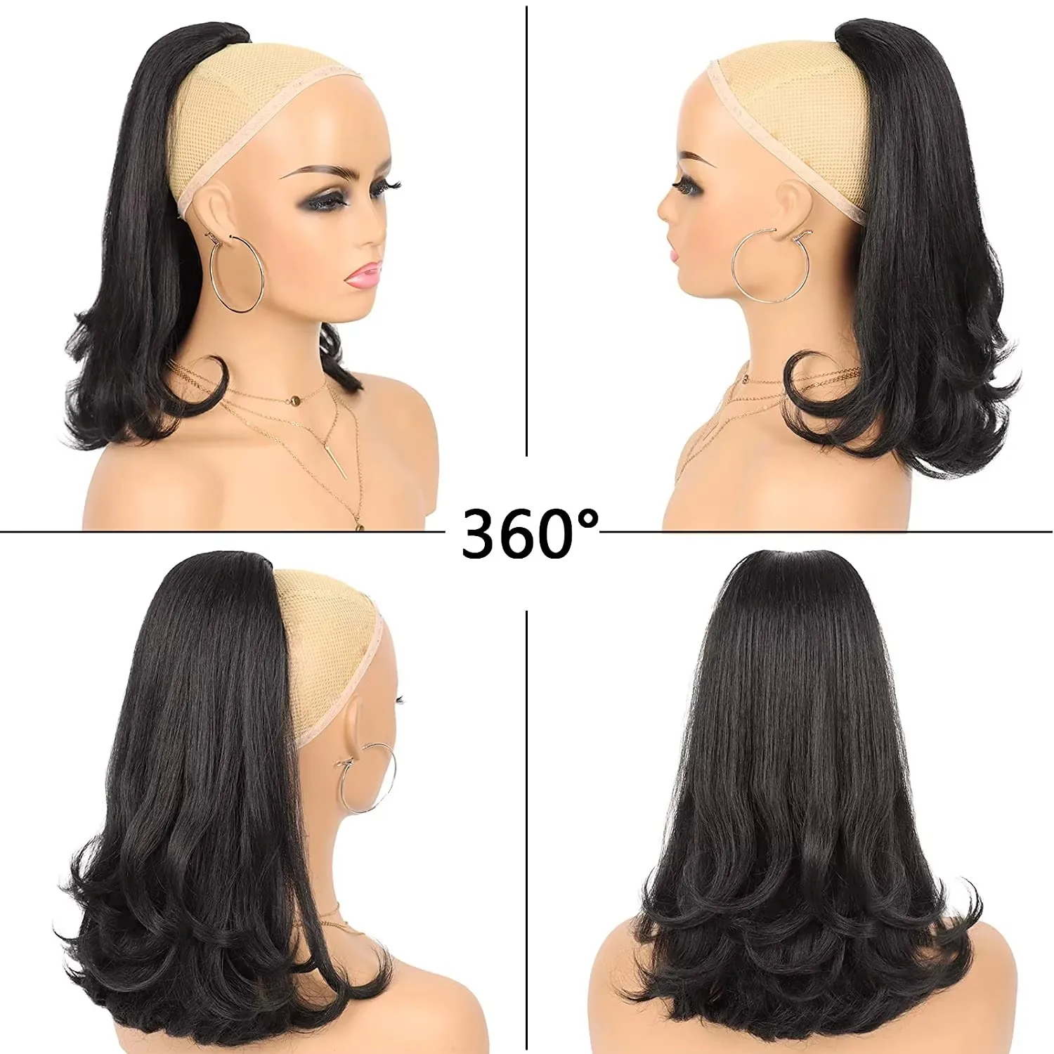 Thumbnail 3 - #47 Latest Synthetic Drawstring Ponytails Offers