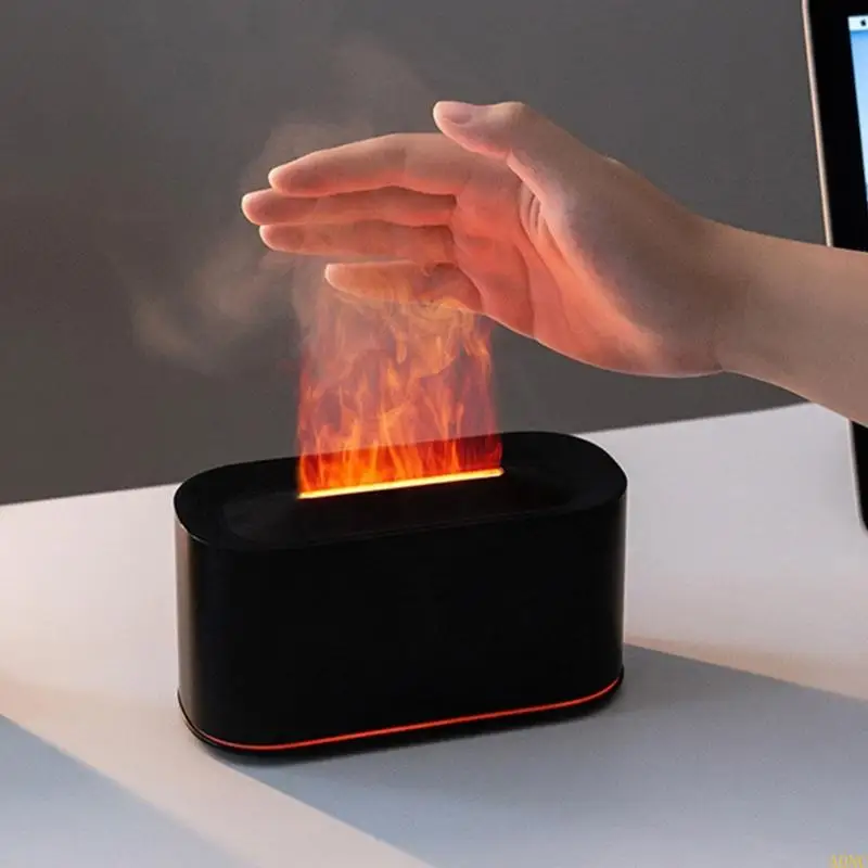 جهاز ترطيب غير مسموع حديث A0NC مع صور محاكاة للنار وعمل هادئ لمزاج غرفة المعيشة #5