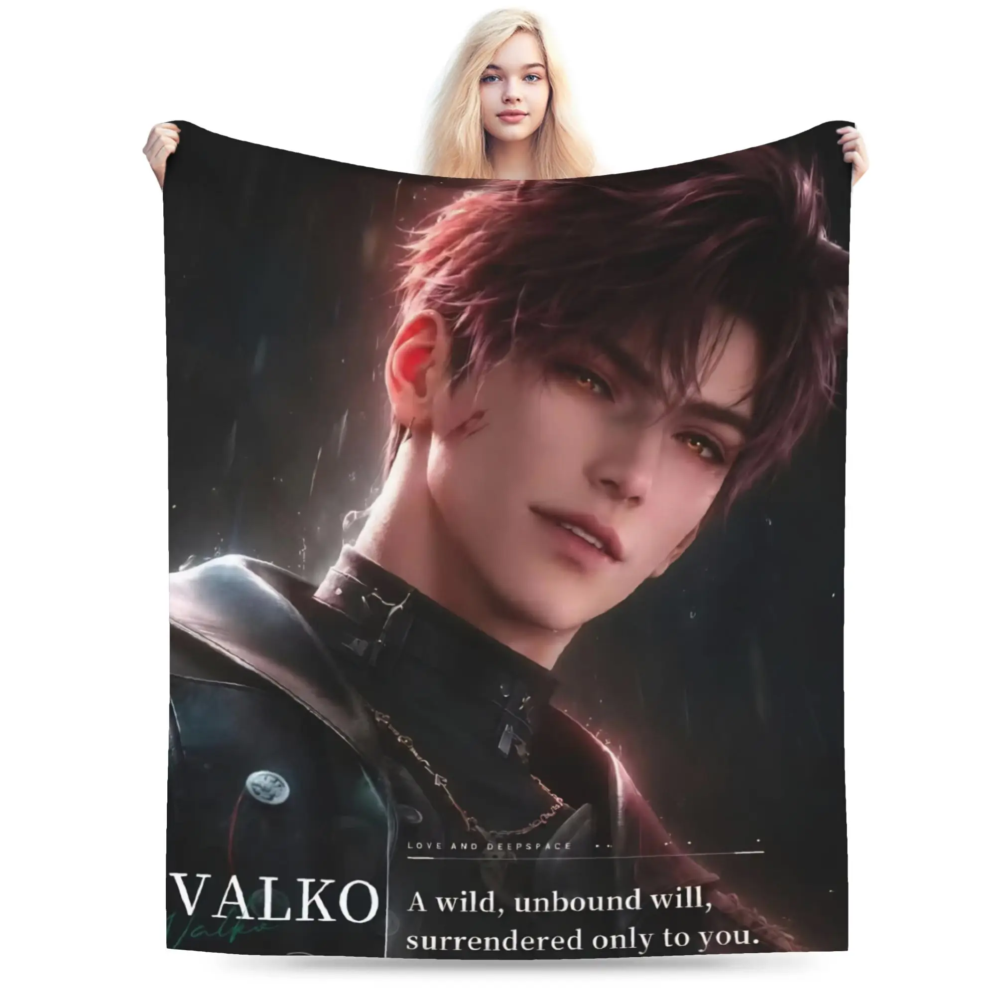 Love and Deepspace Valko Blanket Multiple Sizes Super Soft Cozy  Throw Blankets for Sofa Couch and Bed