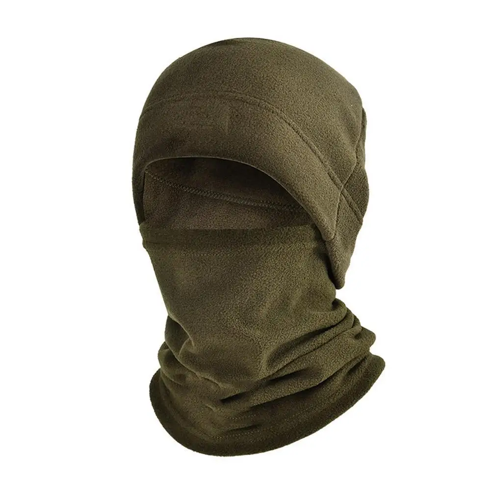 Winter Polar Coral Hat Fleece Balaclava Men Face Warmer Beanies Thermal Head Cover Tactical Military Sports Scarf Caps