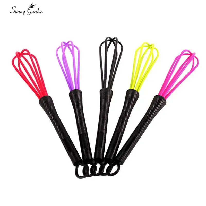 1pc Drink Whisk Mixer Egg Beater Silicone Egg Beaters Kitchen Mixer Hand Egg Mixer Cooking Foamer Wisk Cook Blender