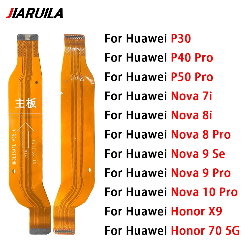

Main Board Motherboard Connector Flex Cable For Huawei Nova 7i 8i 9 Se 8 Pro Honor 50 5G X9 P30 HL1 HL2 P40 P50 Pro Replacement