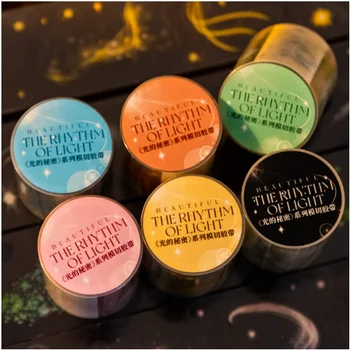 日本の装飾的な粘着テープ、庭の小道の装飾、スクラップブッキング紙、ロットあたり1個