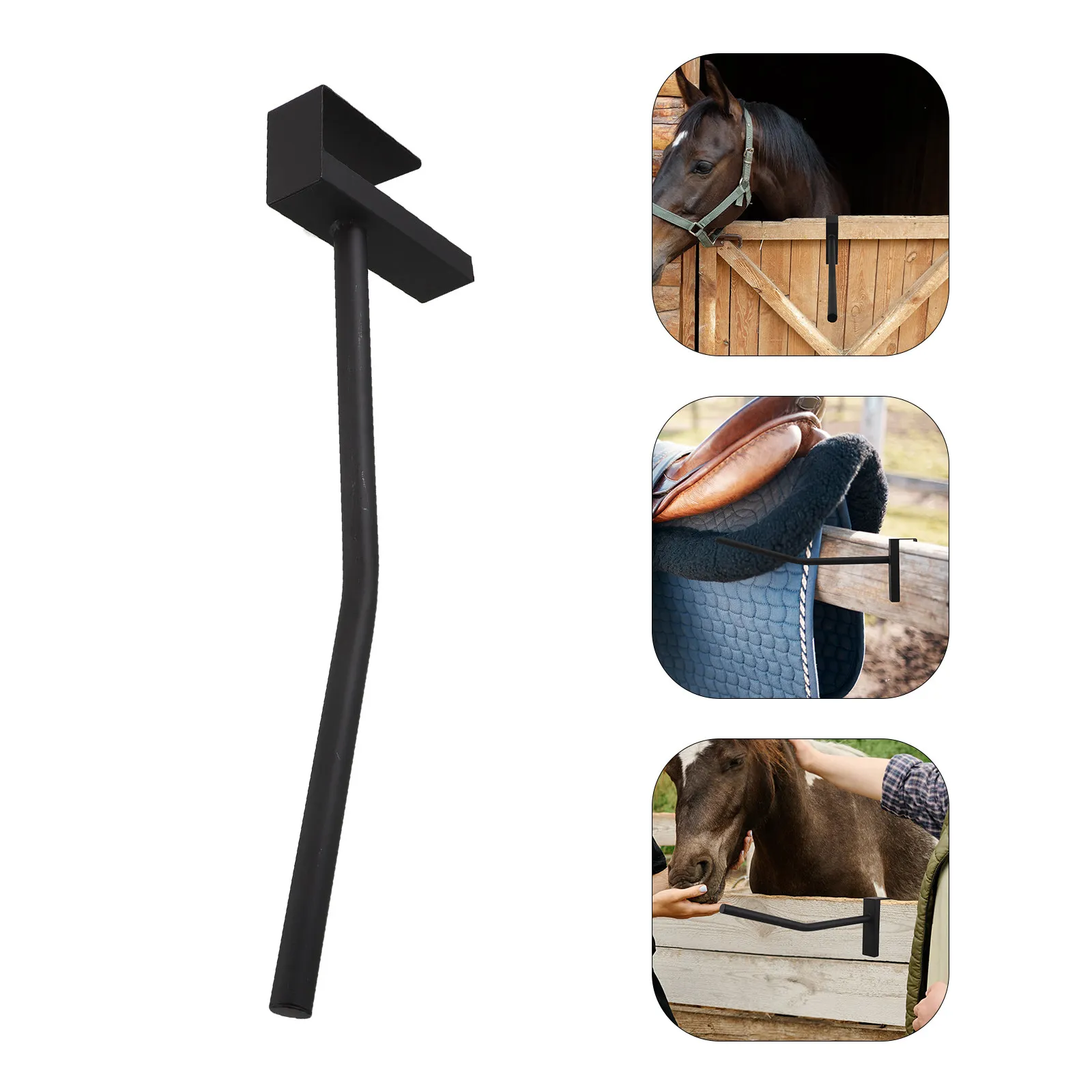 Heavy Duty Wall Mount Portable Saddle Rack Horse Tack Organizer for Stable Trailer Stall Gear Storage Saddle Racks Portable