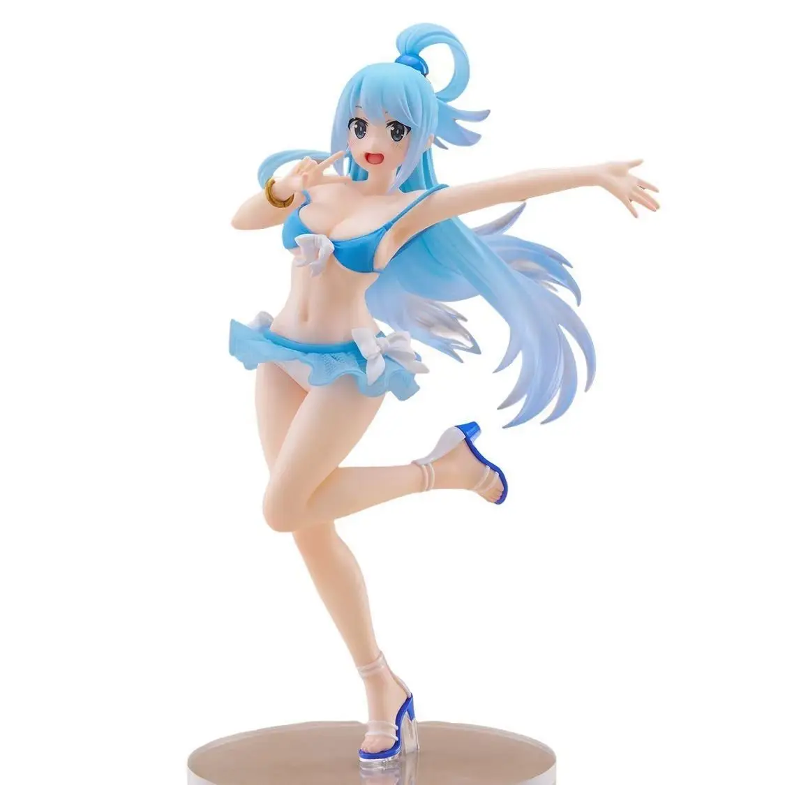 20 センチメートルこの素晴らしい世界に神の祝福アニメフィギュアアクア Pvc アクションフィギュアコレクタブルモデルおもちゃ子供のギフトの装飾品人形