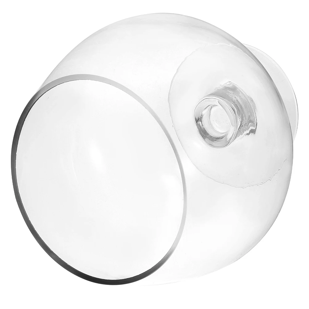 

Glass Clear Small Fish Bowl Aquarium Desktop Vase Transparent Fish Tank Decorative Betta Tank Home Office Decoration