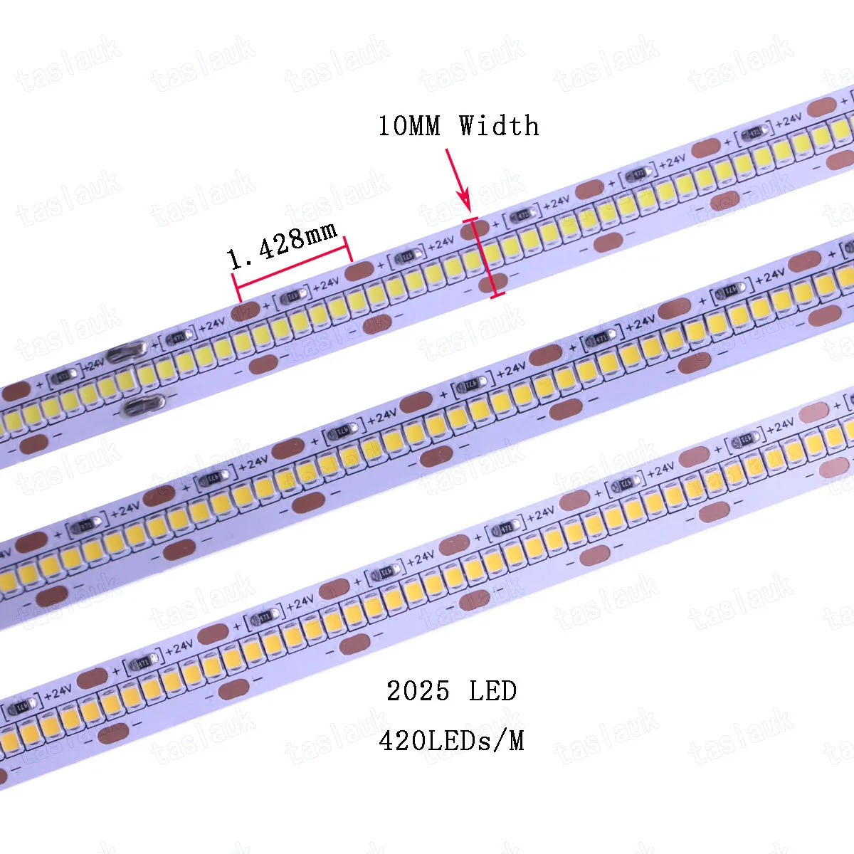 5m 420 leds/m 2025 taśma LED 24v 3000k naturalny biały 4000k 6000k LED liniowe podświetlenie wysoka jasność elastyczne taśma LED