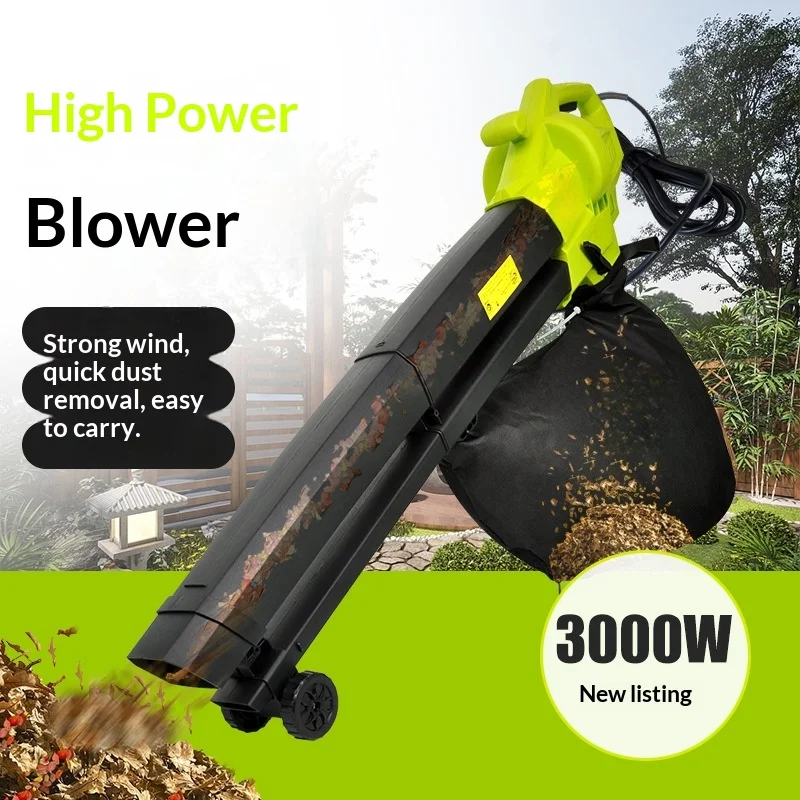 High-Power Garden Leaf Suction Machine And Leaf Blower Suction Sweeper Dust Blower Vacuum Cleaner 송풍기무선 초강력 Dmuchawa Gisam 송풍기