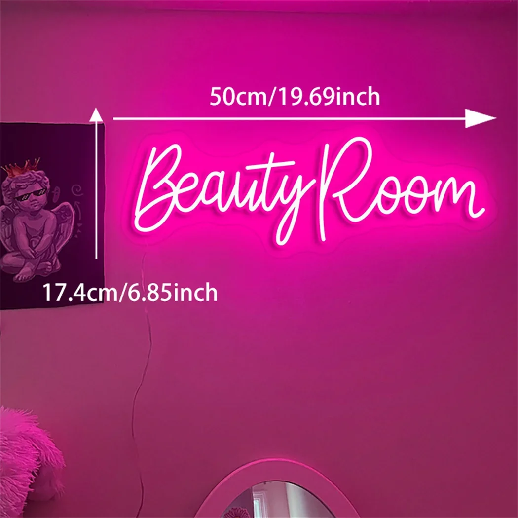 

Salon Wall Neon Signs, LED Decoration Neon Lights for Bedroom, Lash Room, Business Makeup Hanging, Beauty Salon Wall Decoration