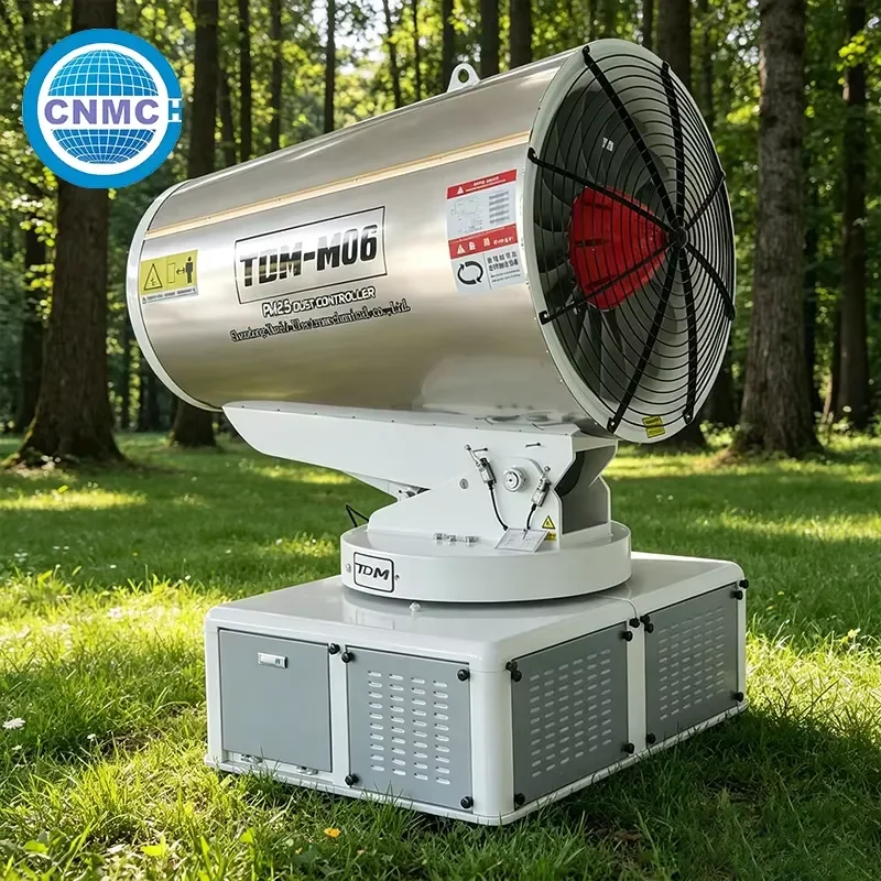 60m Fog Cannon Machine High Pressure Intelligent Waterproof for Mining Quarry Dust Suppression Urban Air Cleaning