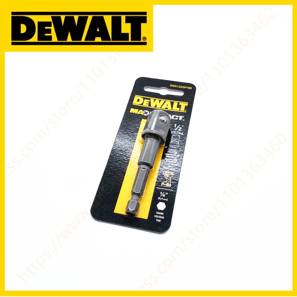 DEWALT muslimax IMPACT™Accessori per utensili elettrici con adattatore a testa quadrata da 1/4 "esagonale a 1/2"