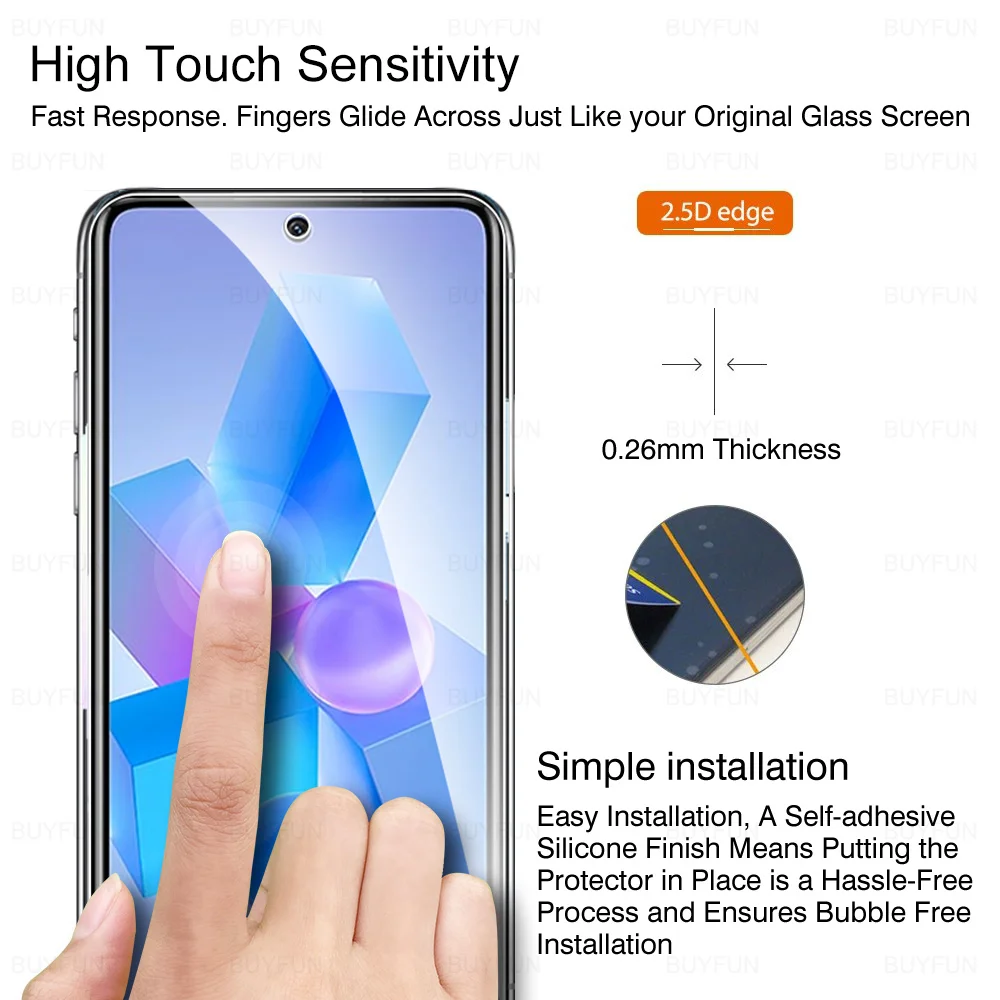 Ochraniacz ekranu dla Infinix Hot 40 40Pro 4G szkło hartowane dla Infinix Hot40 Hot40Pro Hot40 Pro gorące 40 4g 6.78 "przezroczysta folia
