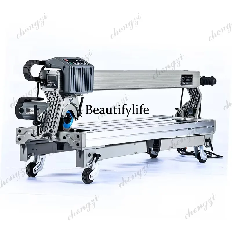Full Automatic Desktop Tile Cutter With 45 Degree Chamfering For Porcelain Slab Stone Multi Function Wet Saw Polishing Machine