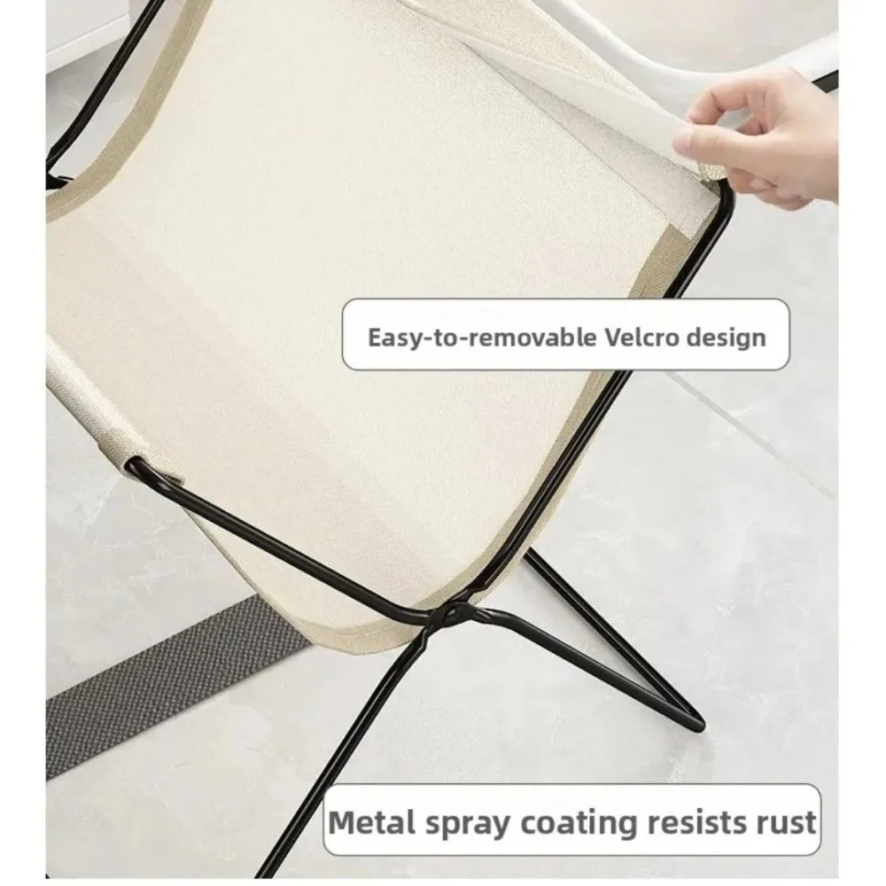 Foldable Bags Storage Racks Open Design Multifunctional Storage Basket with Sturdy Metal Frame Clutter Organizer