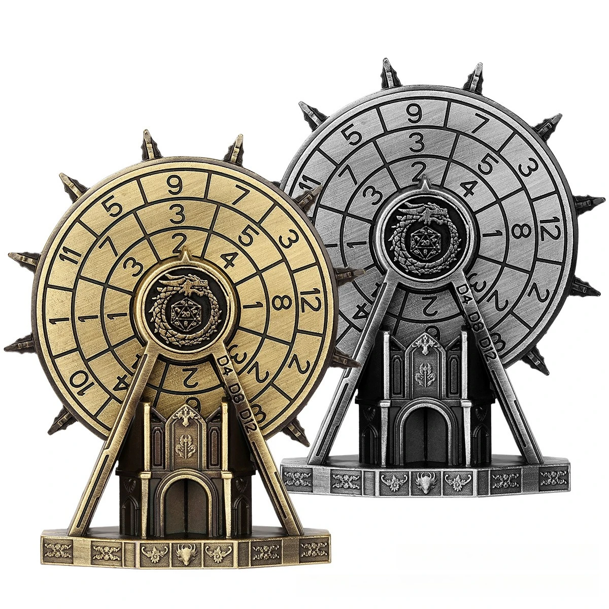 Dragon Ferris Wheel Fidget Spinner 3D Relievo Metal Hand Spinner EDC Board Game TRP DND Role Playing Dice Adult Fidget Toys