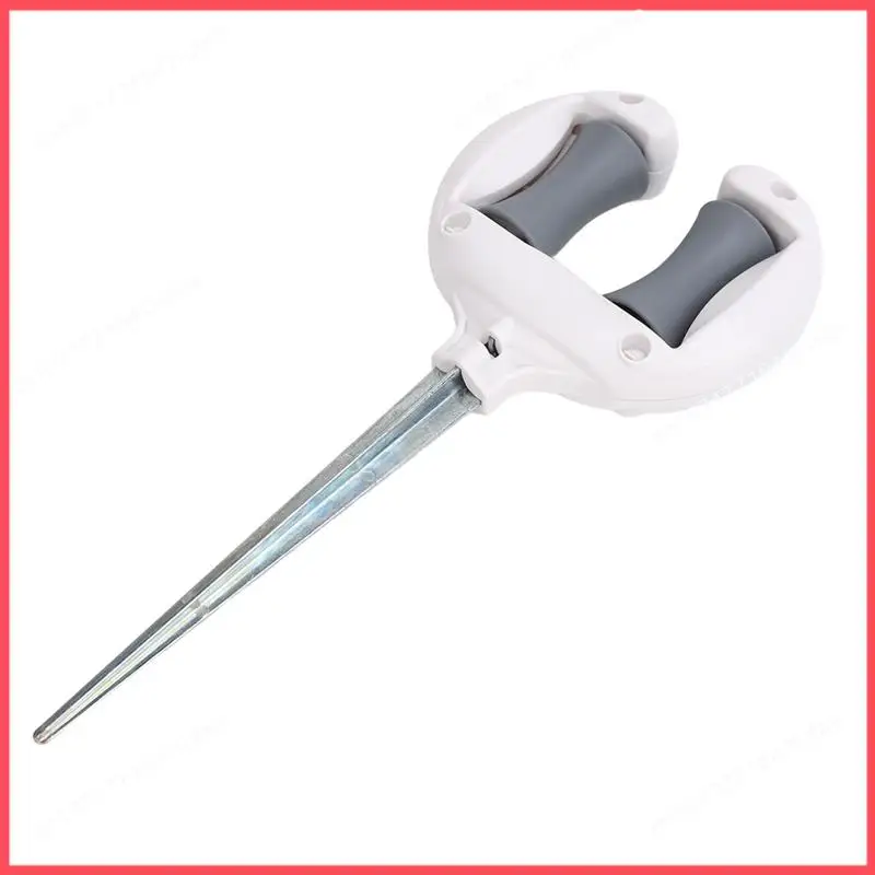 

B52C Garden Hose Guide Nail Top Roller Soft Water Pipe Positioning Pointed Lawn Hose Guide Spike Holder