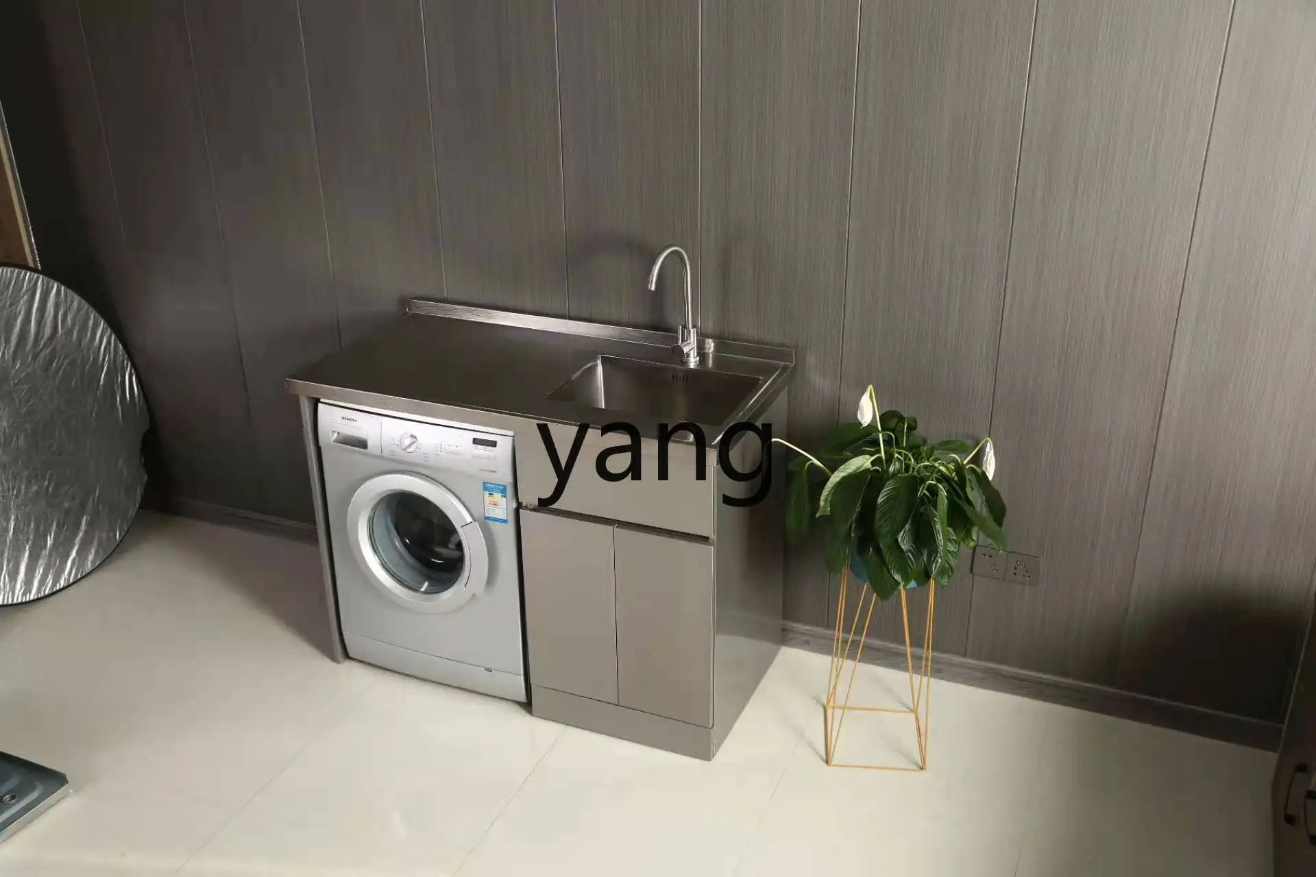 Yhl Drum Washing Machine Cabinet Companion Inter-Platform Basin Pool Integrated Corner Cutting