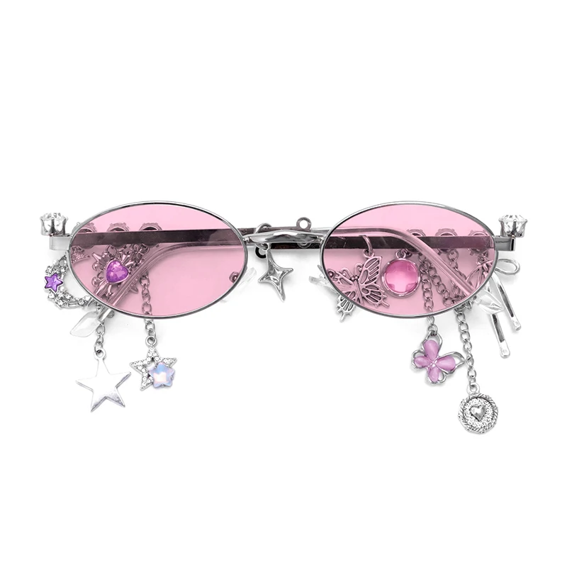 Women's Personalized Diamond Small Frame Eyeglasses