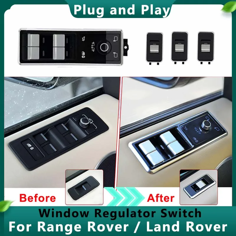 Newly Car Master Window Button Auto Door Glass Lift Control regulator switch For Land Rover Range Rover Evoque Sports Discovery