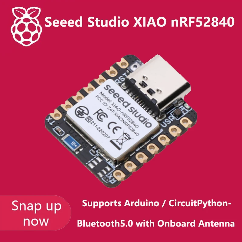 Seeed Studio XIAO nRF52840 - Supports Arduino / CircuitPython- Bluetooth5.0 with Onboard Antenna