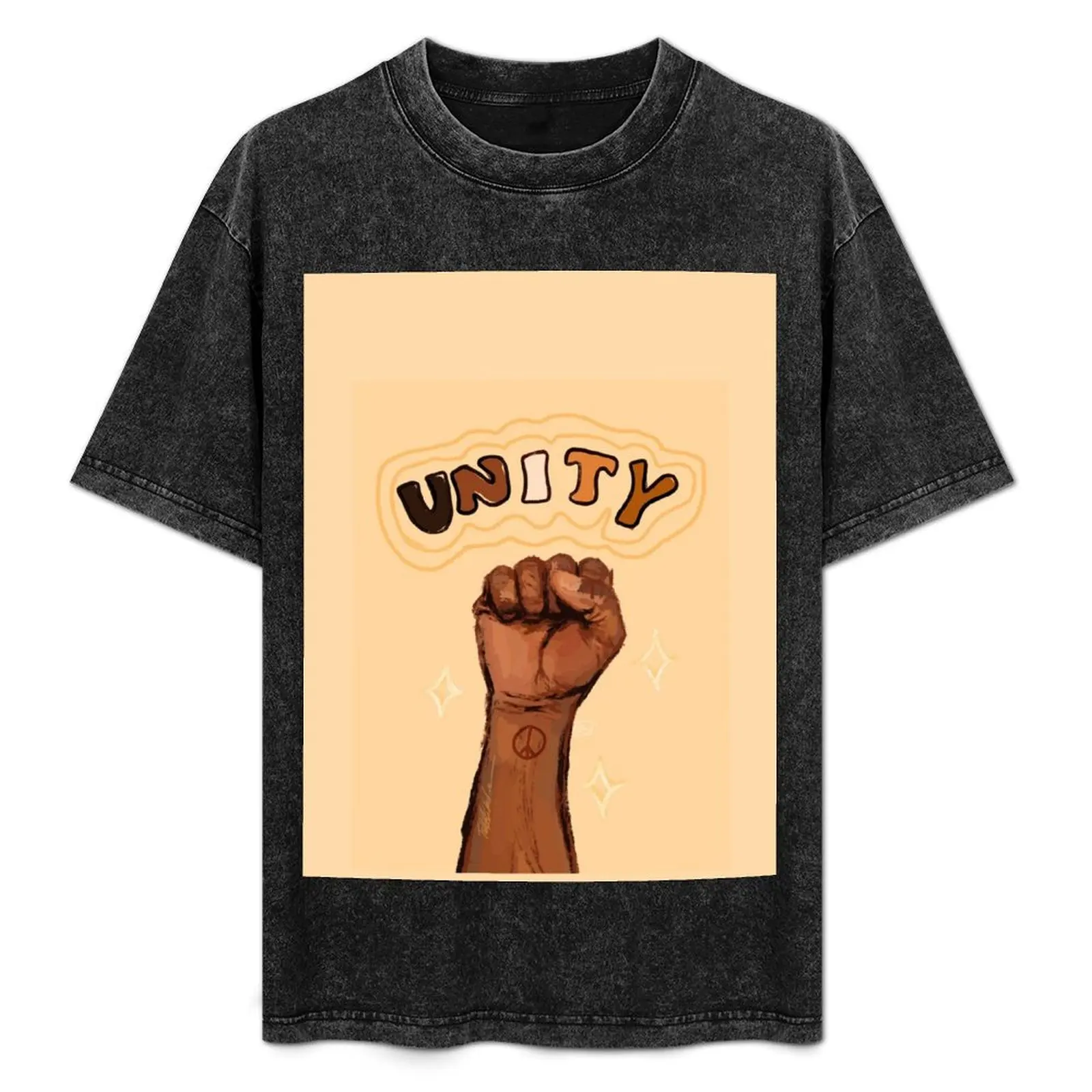 T-shirt Unity Fist grande taille à manches courtes pour hommes