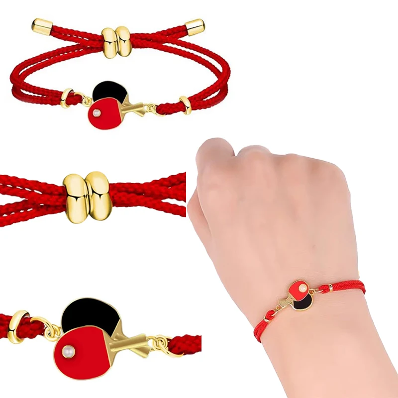 

Table Tennis Bracelet Souvenir Women's Bracelet Surrounding Unique Personality Design Sense Jewelry Versatile Commemorative Gift