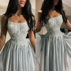 Customized Jiayigong     s Beading Draped Party A-line Strapless Bespoke Occasion  Ankle Length