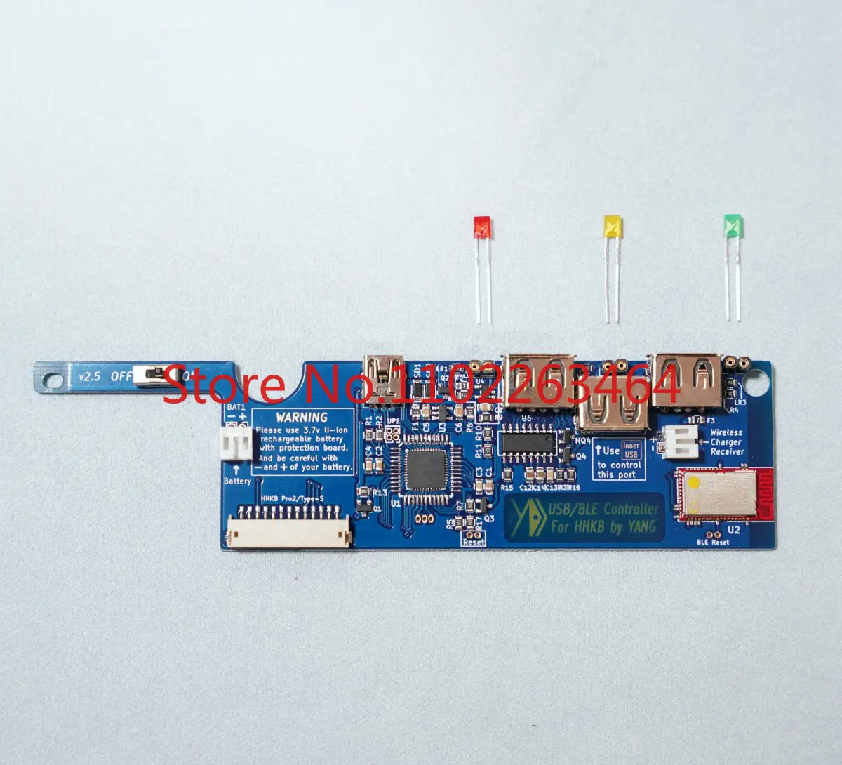 

YDKB static capacitance changed to wireless Bluetooth BLE BT dual mode master non keyboard, applicable to HHKB Pro2 series