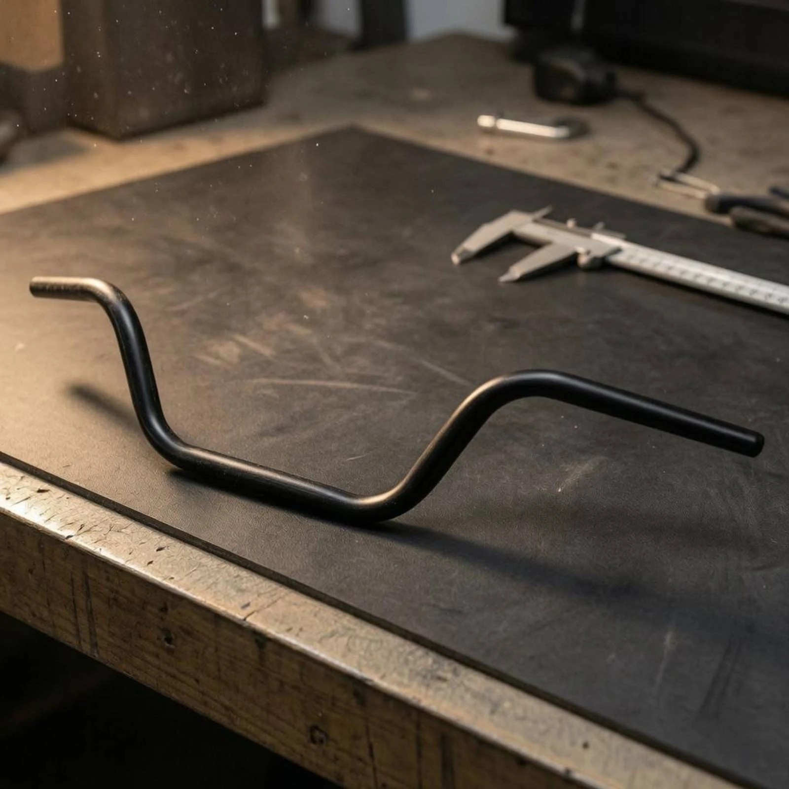 Retro Motorcycle Handlebar 22 Mm Grip Curved Motorcycle Handlebar Vehicle Part 70 Cm Length Chrome
