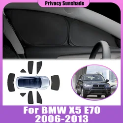 Privacy Sunshade For BMW X5 E70 2006-2013 2007 2008 2009 2010 Coverage Anti-UV Sunroof Sun Window Foldable Visor Car Accessories