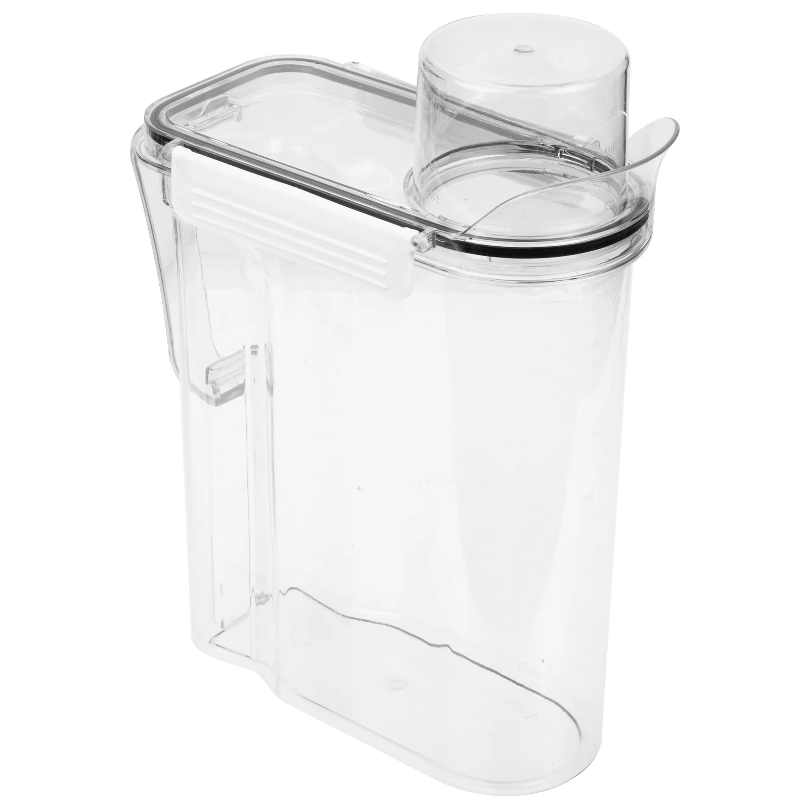 

Laundry Detergent Storage Box Container Sub Bucket Lotion Buckets Clear Scale Refillable Plastic Liquid Transparent Convenient